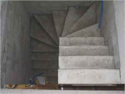 Construction d’un escalier béton Construction d’un escalier béton