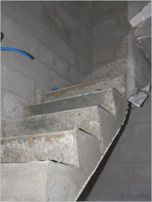 Construction d’un escalier béton