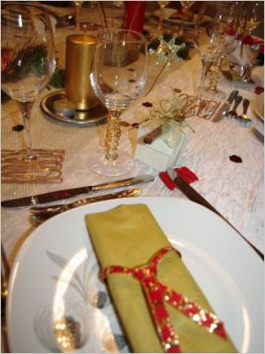 Table décorée