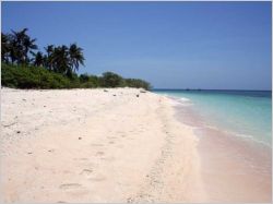 Plage �le dom-tom sable
