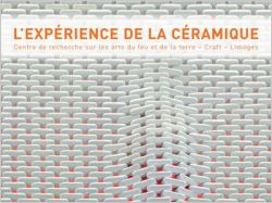 Craft - Expérience de la céramique
