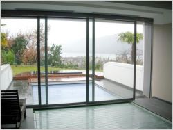 baie vitr�e piscine