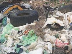 Déchets poubelle incinérateur d'ordures