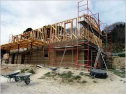 maison - isolation - chanvre - chantier