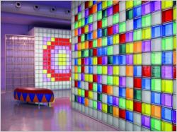 salon de Milan - nouveaut�s Seves glassblock
