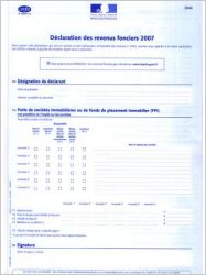 fiscalit� d�claration revenus fonciers