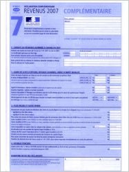 fiscalit� d�claration revenus compl�mentaire
