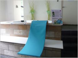 Piscine, accessoire, chaise 