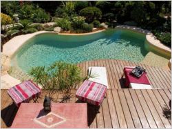 Piscine - Carr� Bleu
