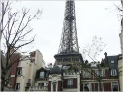 Paris - immeubles - tour Eiffel