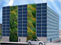 Energies renouvelables : Un mur végétalisé solaire présenté au Energies renouvelables : Un mur végétalisé solaire présenté au