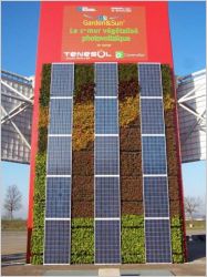 mur vegetalise photovoltaique