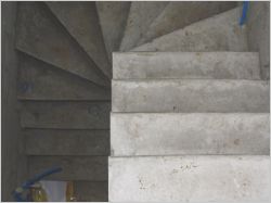 Construction d’un escalier béton