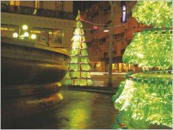 Les illuminations de Noël passent au vert