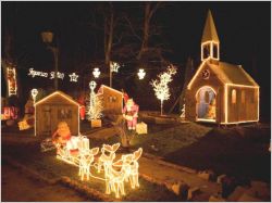 Une ville normande métamorphosée en village du Père Noël