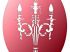Miroir chandelier