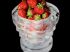 Coupe glac�e avec des fraises
