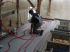Mise en place des tubes de chauffage