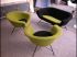 Fauteuils verts et noirs