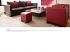 Un salon bordeau