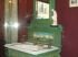 Lavabo avec ornement vert