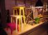 Tables color�es et fil � linge