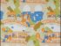 Papier peint pour enfant - Train transportant des cadeaux