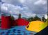 Maison d'acier : une terrasse tout en couleurs