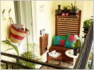 Douze am�nagements possibles pour votre balcon