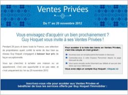 Ventes priv�es chez Guy Hoquet l'Immobilier