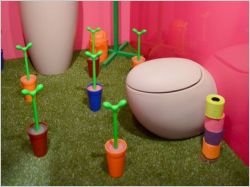 Des toilettes comme des cabinets de curiosit�s