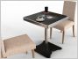Table de restaurant tactile