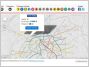 Carte de Paris prix immobiliers par station de m�t
