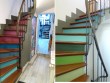 Un escalier ancien habilement restauré