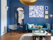 Un salon cosy et lumineux