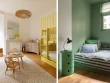 Du vert et du jaune pour les chambres d'enfant 