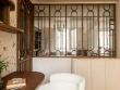 Un espace bureau et chambre d'appoint