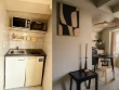 Une kitchenette pour recevoir 6 personnes 