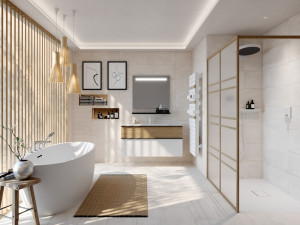 Tendances salle de bains 2023 : confort et