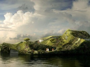 Un spa végétal flottant bientôt construit à Amsterdam