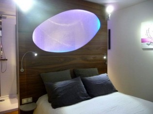 Une chambre d'hôtel éco-conçue