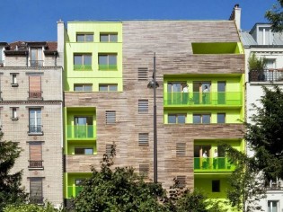 Des logements verts et bois à Paris 
