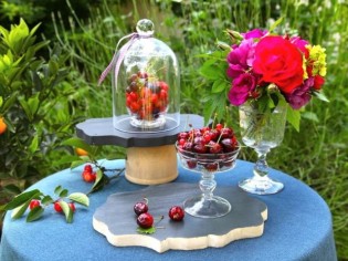 Un présentoir champêtre pour vos buffets d'été