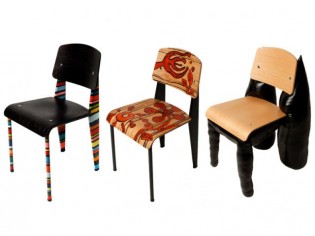 50 designers revisitent la chaise Standard de Jean Prouvé