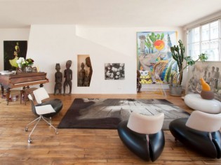 Un appartement transformé en galerie d'art contemporain