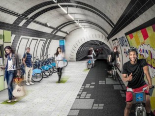 Les tunnels désaffectés du métro londonien bientôt transformés en piste cyclable ?