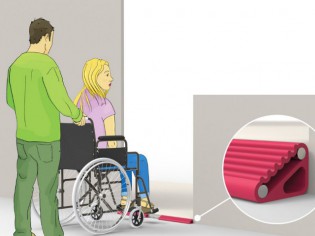 Accessibilité : une rampe modulable et écologique conçue pour les petites marches