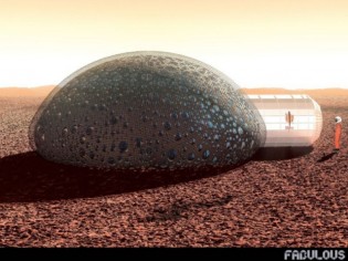 Une maison spécialement conçue pour habiter la planète Mars