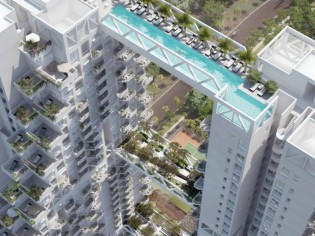 Sky Habitat : des appartements suspendus dans les cieux de Singapour