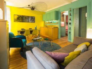 Un appartement bicolore qui attise la curiosité